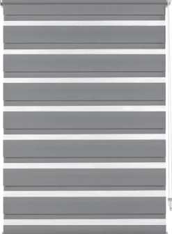 Boviva Doppelrollo anthrazit B/L: ca. 62x200 cm