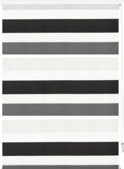 Boviva Doppelrollo mit Blende weiß B/L: ca. 45x160 cm