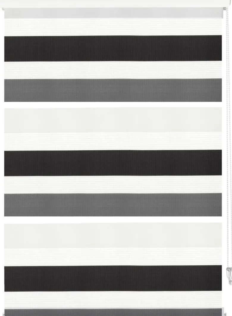 Boviva Doppelrollo mit Blende weiß B/L: ca. 45x160 cm