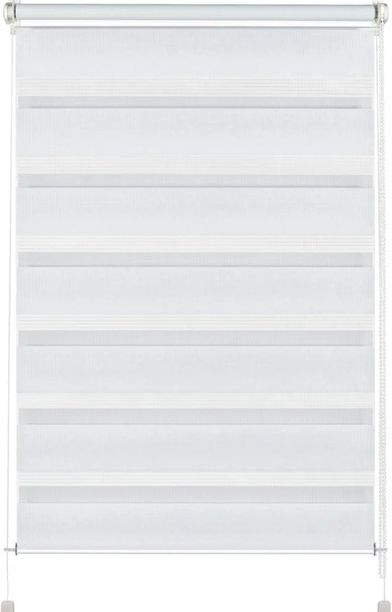 Boviva Doppelrollo weiß B/L: ca. 40x150 cm