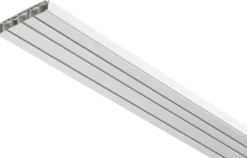 Boviva Gardinenschiene weiß Kunststoff L: ca. 150 cm 3.0 Läufe
