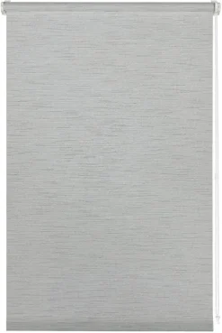 Boviva Klebe-/Klemmrollo Lino Silbergrau B/L: ca. 60x150 cm