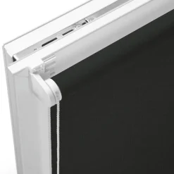 Boviva Rollo Struktur schwarz B/L: ca. 45x150 cm