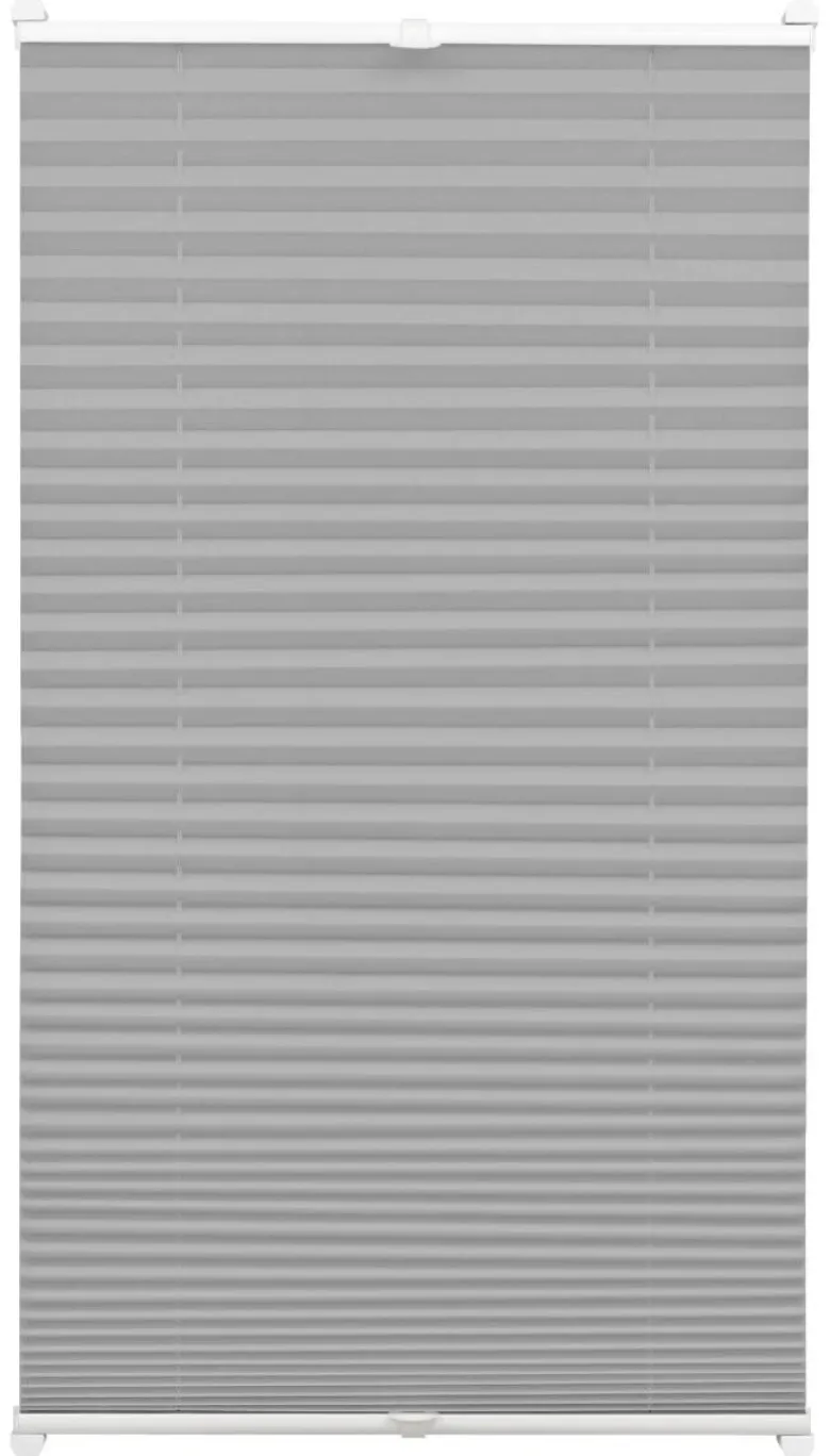 Boviva Spannplissee silber B/L: ca. 40x130 cm