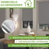 Boviva Thermo Klebe-/Klemmrollo Verdunklungsqualität grau B/L: ca. 90x210 cm