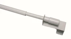 Boviva Vitragenstange Easy weiß Metall ausziehbar von ca. 75 bis 125 cm 1.0 Läufe
