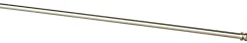 Boviva Vitragenstange Nizza nickel Metall ausziehbar von ca. 40 bis 70 cm 1.0 Läufe