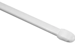 Boviva Vitragenstange weiß Metall D: ca. 1,1 cm ausziehbar von ca. 40 bis 60 cm 1.0 Läufe