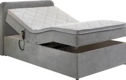 Boxbett Gabriola Silbergrau Liegefläche B/L: ca. 120x200 cm