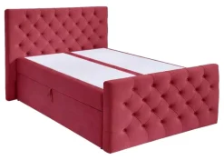 Boxbett Glow burgund Liegefläche B/L: ca. 140x200 cm