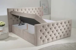 Boxbett Glow creme Liegefläche B/L: ca. 140x200 cm