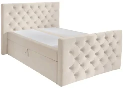 Boxbett Glow creme Liegefläche B/L: ca. 140x200 cm
