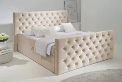 Boxbett Glow creme Liegefläche B/L: ca. 180x200 cm