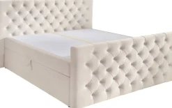 Boxbett Glow creme Liegefläche B/L: ca. 180x200 cm
