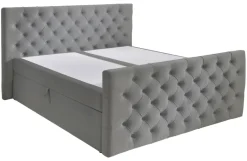 Boxbett Glow graubraun Liegefläche B/L: ca. 160x200 cm