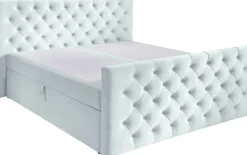 Boxbett Glow hellblau Liegefläche B/L: ca. 180x200 cm