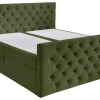 Boxbett Glow olive Liegefläche B/L: ca. 160x200 cm