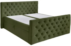 Boxbett Glow olive Liegefläche B/L: ca. 160x200 cm