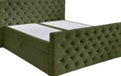 Boxbett Glow olive Liegefläche B/L: ca. 180x200 cm