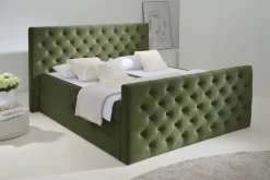 Boxbett Glow olive Liegefläche B/L: ca. 180x200 cm
