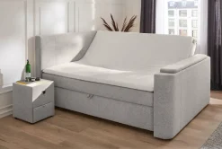 Boxbett grau Liegefläche B/L: ca. 180x200 cm