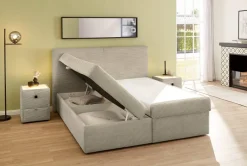 Boxbett Greige Liegefläche B/L: ca. 180x200 cm