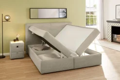 Boxbett Greige Liegefläche B/L: ca. 180x200 cm