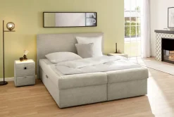 Boxbett Greige Liegefläche B/L: ca. 180x200 cm