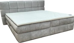Boxbett hellgrau Liegefläche B/L: ca. 180x200 cm