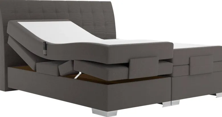 Boxspringbett Astrid braun Liegefläche B/L: ca. 180x200 cm