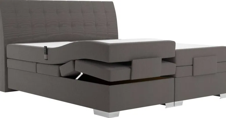 Boxspringbett Astrid braun Liegefläche B/L: ca. 180x200 cm