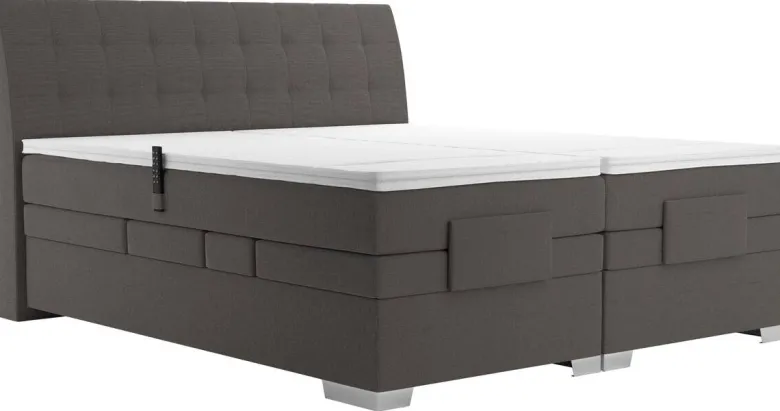 Boxspringbett Astrid braun Liegefläche B/L: ca. 180x200 cm
