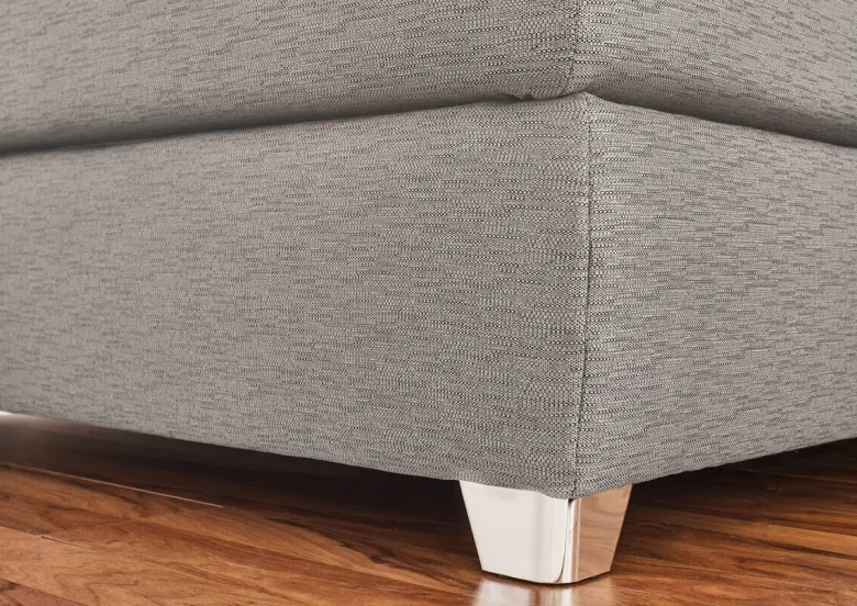 Boxspringbett beige Flachgewebe Liegefläche B/L: ca. 120x200 cm
