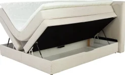 Boxspringbett beige Liegefläche B/L: ca. 180x200 cm
