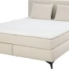Boxspringbett beige Liegefläche B/L: ca. 160x200 cm
