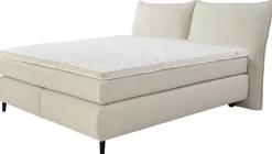 Boxspringbett beige Liegefläche B/L: ca. 180x200 cm
