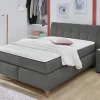 Boxspringbett dunkelgrau Feinstruktur Liegefläche B/L: ca. 140x200 cm
