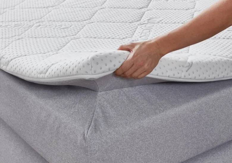 Boxspringbett Graz silber Liegefläche B/L: ca. 180x200 cm