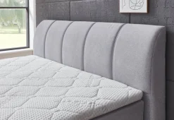 Boxspringbett Graz silber Liegefläche B/L: ca. 180x200 cm