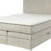 Boxspringbett Greige Liegefläche B/L: ca. 140x200 cm