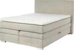 Boxspringbett Greige Liegefläche B/L: ca. 140x200 cm