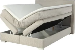 Boxspringbett Greige Liegefläche B/L: ca. 140x200 cm