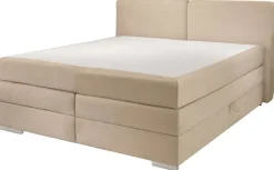 Boxspringbett Happy creme Liegefläche B/L: ca. 160x200 cm
