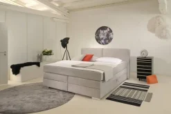 Boxspringbett Happy grau hell Liegefläche B/L: ca. 180x200 cm