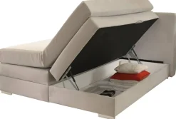 Boxspringbett Happy grau hell Liegefläche B/L: ca. 180x200 cm