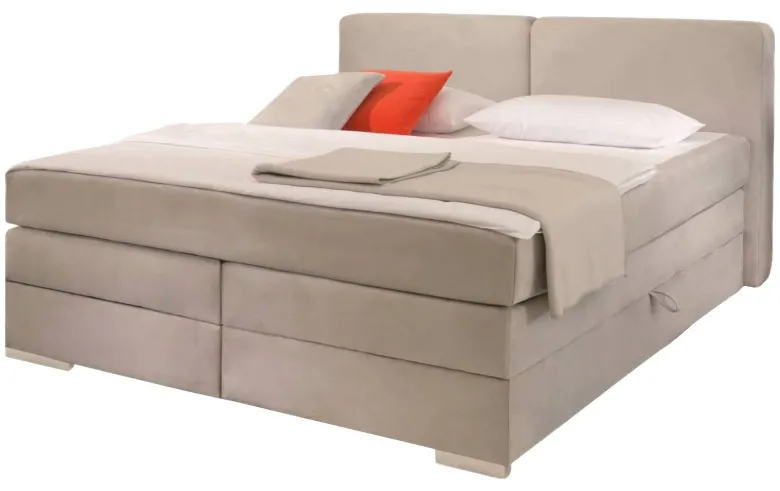 Boxspringbett Happy hellgrau Liegefläche B/L: ca. 160x200 cm