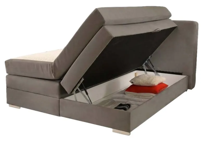 Boxspringbett Happy schoko Liegefläche B/L: ca. 180x200 cm