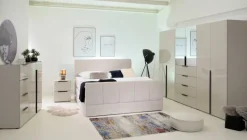 Boxspringbett Harmony creme Liegefläche B/L: ca. 180x200 cm