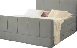Boxspringbett Harmony grau Liegefläche B/L: ca. 160x200 cm