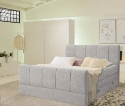 Boxspringbett Harmony hellgrau Liegefläche B/L: ca. 160x200 cm